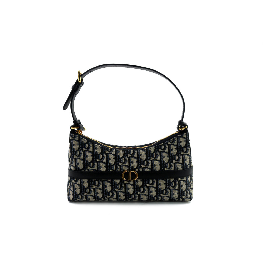 Dior Montaigne 30 Tessuto Jacquard Blu