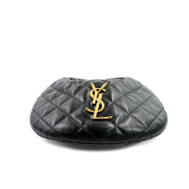 Saint Laurent Icarino Black Leather