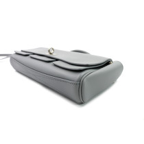 Balenciaga Bel Air Small Pelle Grigia