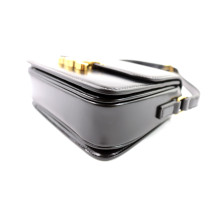 Celine Triomphe Black Leather