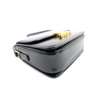 Celine Triomphe Black Leather
