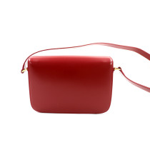 Celine Triomphe Rotes Leder