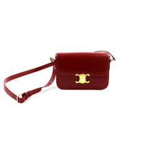 Celine Triomphe Rotes Leder