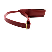 Celine Triomphe Rotes Leder