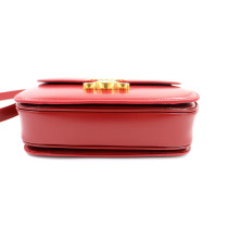 Celine Triomphe Red Leather