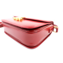 Celine Triomphe Rotes Leder