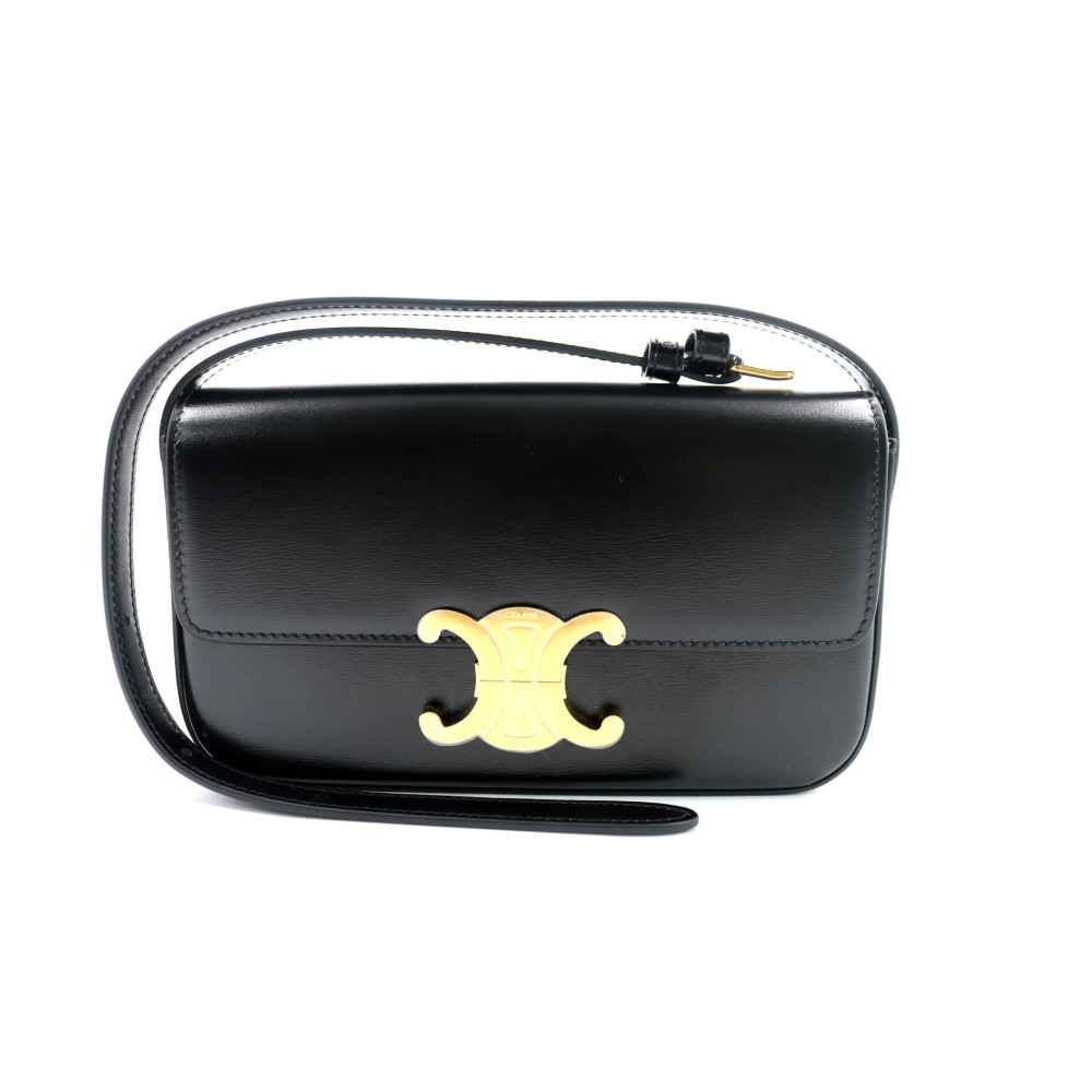 Celine Claude Cuir Noir