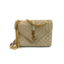 Saint Laurent Envelope Scamosciata Beige