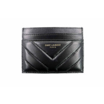Saint Laurent Portacarte Pelle Nera