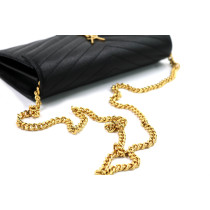 Saint Laurent Cassandre Chain Pelle Nera
