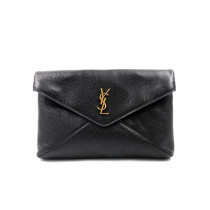 Saint Laurent Pochette Envelope Pelle Nera