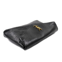 Saint Laurent Pochette Envelope Pelle Nera