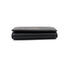 Saint Laurent Schlüsselanhänger Schwarzes Leder