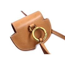 Saint Laurent Porta Airpods Pelle Beige