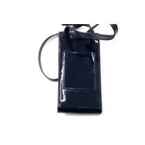 Saint Laurent Portacellulare Vernis Blu