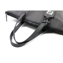 Ferragamo Tote Bag Tela Grigio Scuro