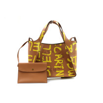 Stella McCartney per Ed Curtis Tote Bag Graffiti Beige e Giallo