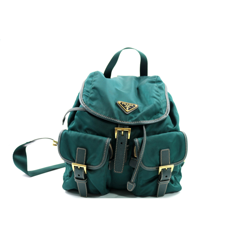 Prada Zaino Re-Nylon Verde