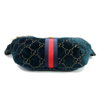 Gucci Marsupio Marmont Sherry Line Velluto Blu Scuro