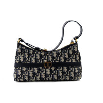 Dior Cigale Tela Oblique Blu