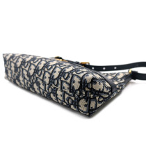 Dior Cigale Tela Oblique Blu