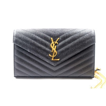 Saint Laurent Cassandra Pelle Nera