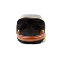 Celine Mini Vanity Case Triomphe Pelle Marrone