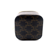 Celine Mini Vanity Case Triomphe Pelle Marrone