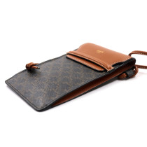 Celine Portacellulare Pelle Marrone