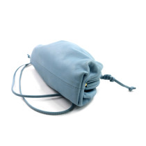 Bottega Veneta Pouch Pelle Azzurra