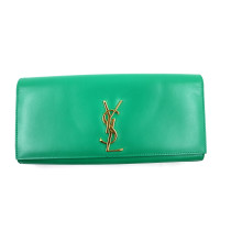 Saint Laurent Pochette Pelle Verde