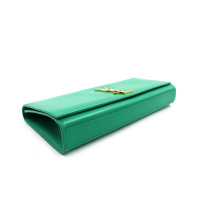 Saint Laurent Pochette Pelle Verde