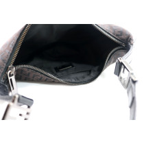 Fendi Hobo Tessuto Marrone e Nero