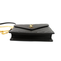 Saint Laurent Cassandre Pelle Antracite