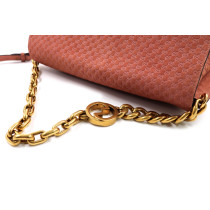 Gucci Interlocking Pelle Scamosciata Rosa