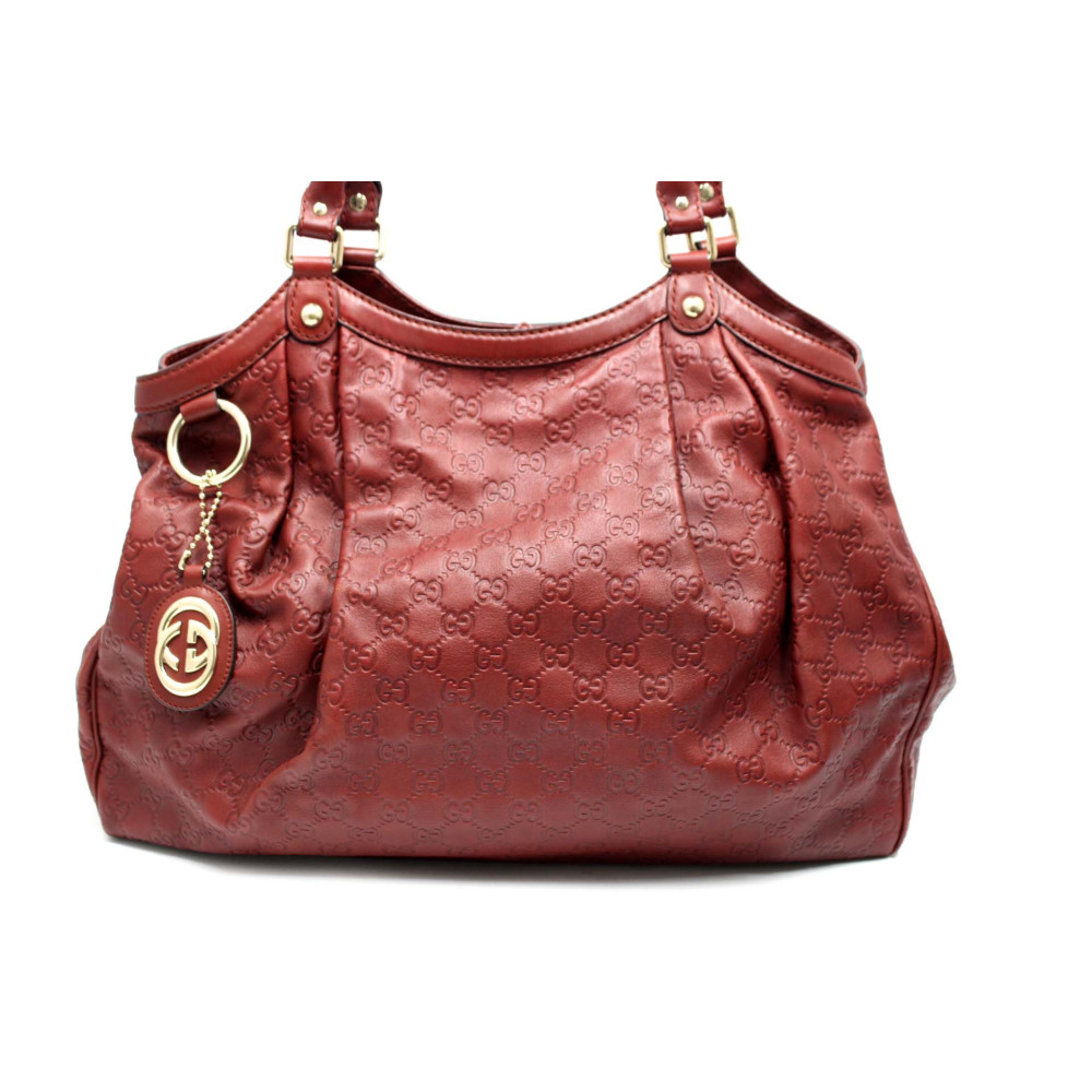 Gucci Sukey Pelle Bordeaux