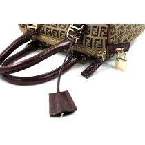 Fendi Bauletto Tela Beige