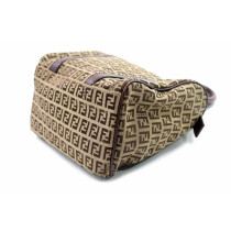 Fendi Bauletto Tela Beige