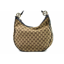 Gucci Hobo Half Moon GG Beige