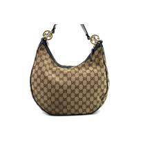 Gucci Hobo Half Moon GG Beige