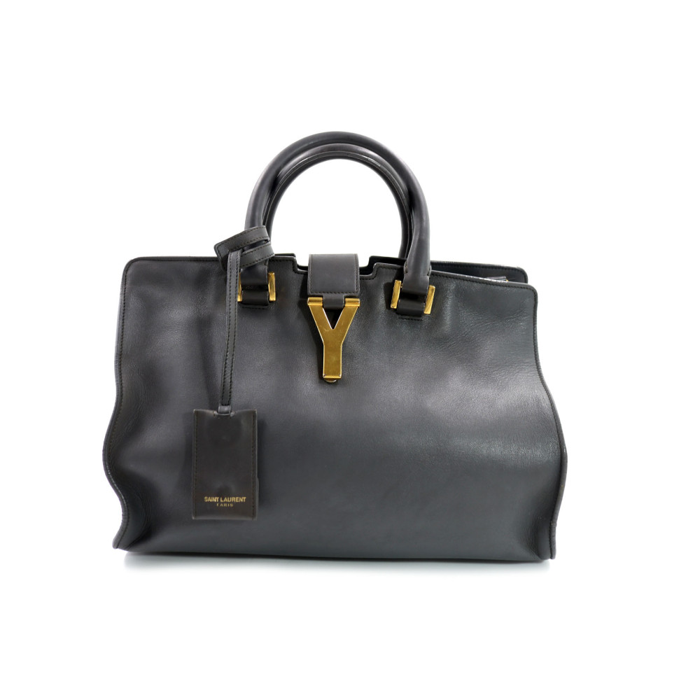 Saint Laurent Cabas Y Cuir Gris