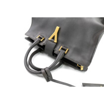 Saint Laurent Cabas Y Cuir Gris