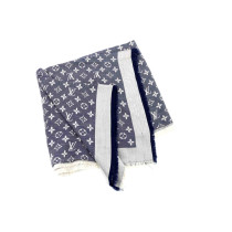 Louis Vuitton Stola Seta Grigia e Blu