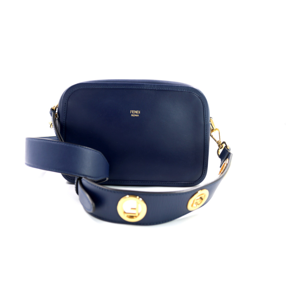 Fendi Camera Bag Pelle Blu