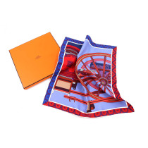 Hermes Foulard Balade En Berline Seta Multicolor