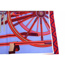 Hermes Foulard Balade En Berline Seta Multicolor