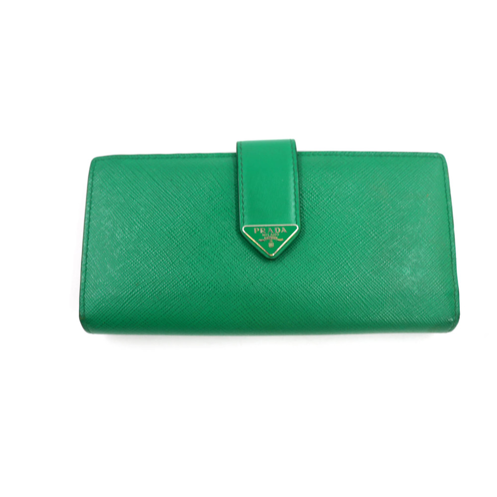 Prada Portafoglio Pelle Verde