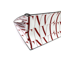 Valentino Shopping Pelle Bianca e Rossa
