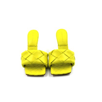 Bottega Veneta Sandali Lido Pelle Gialla