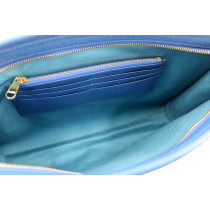 Gucci Pochette Panno Bordeaux e Azzurro